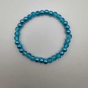 Elegant Blue Beaded Bracelet